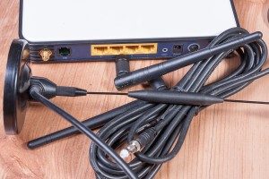 Picture of modem and wires