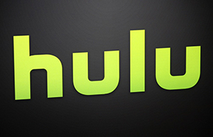 Green Hulu Logo on Black Background