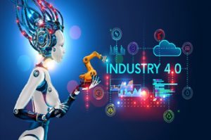 Industry 4.0 Robot Graphic