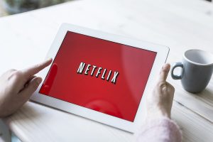 Netflix Displayed On Tablet