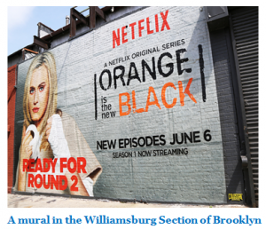 Orange is the New Black Mural in Brooklyn