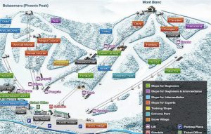 Map Of Phoenix Park Ski World In PyeongChang