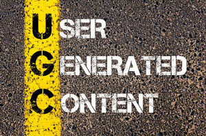 Pavement With User Generated Content Written In The Yellow Paint