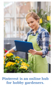 Woman Gardening And Holding Tablet